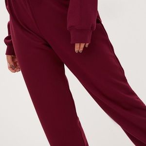 Maroon Skinny Pant Joggers
